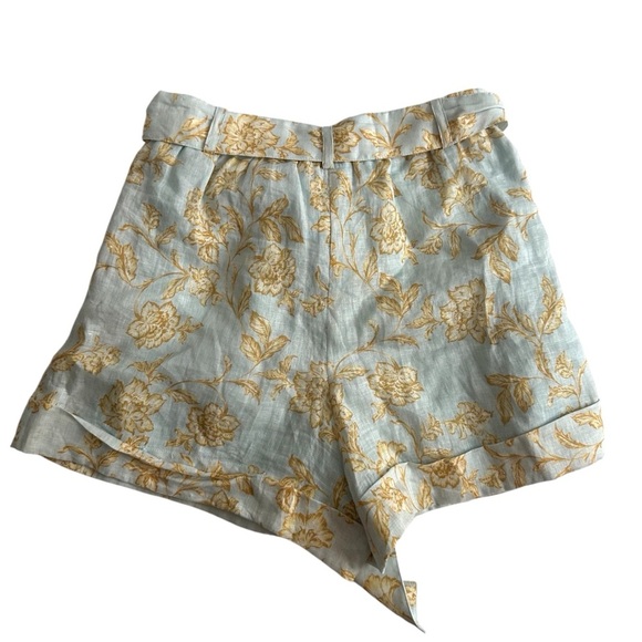 CHRISTY LYNN Lola Short Blue Floral SZ 4 - Picture 5 of 5